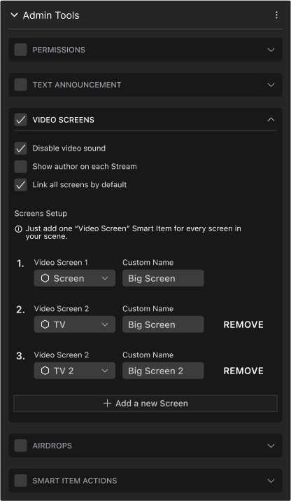 Scene name